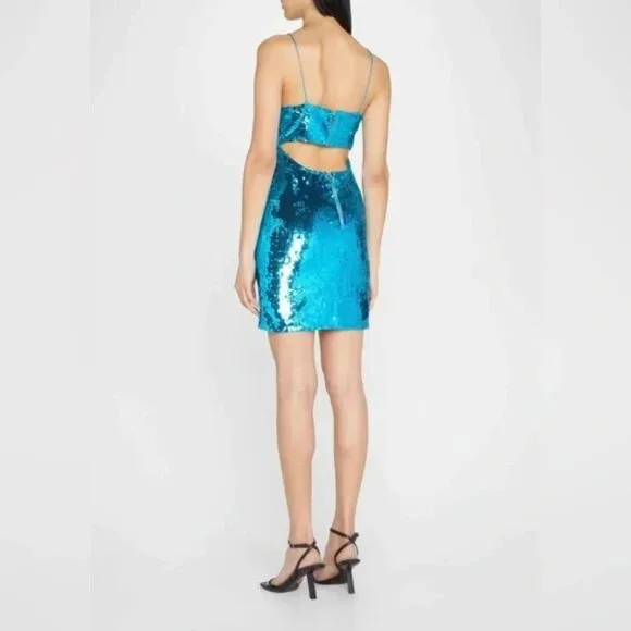 Alice and Olivia Nelle Mini Dress Size 4 - See Detailed Pictures - Picture 3 of 16